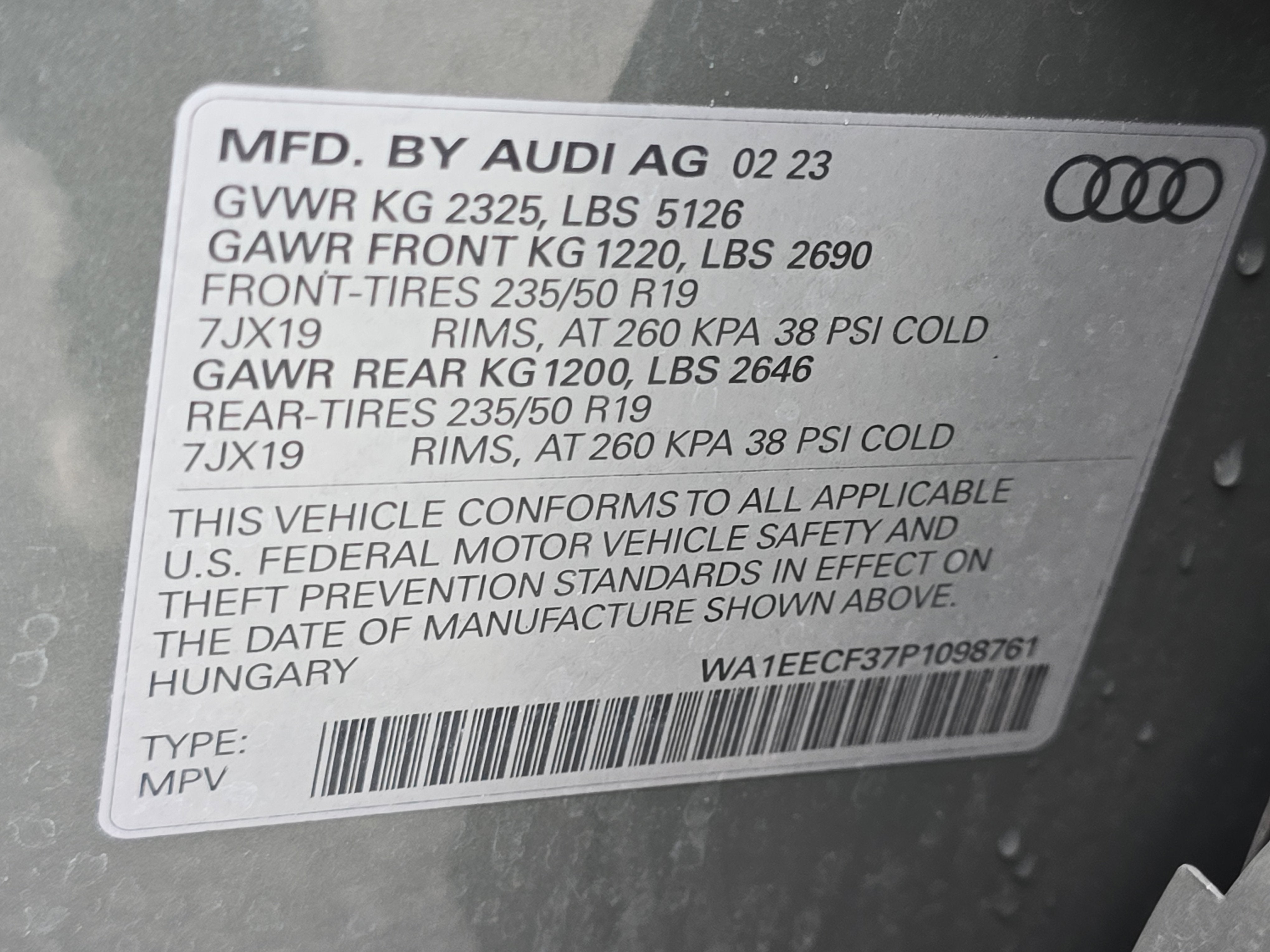2023 Audi Q3 S line Premium Plus
