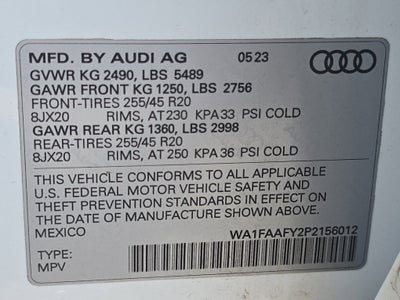 2023 Audi Q5 S line Prestige