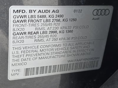 2022 Audi Q5 S line Prestige