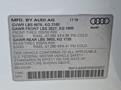 2019 Audi e-tron Premium Plus