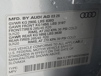 2025 Audi Q7 Premium Plus