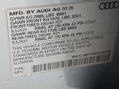 2025 Audi Q7 Premium Plus