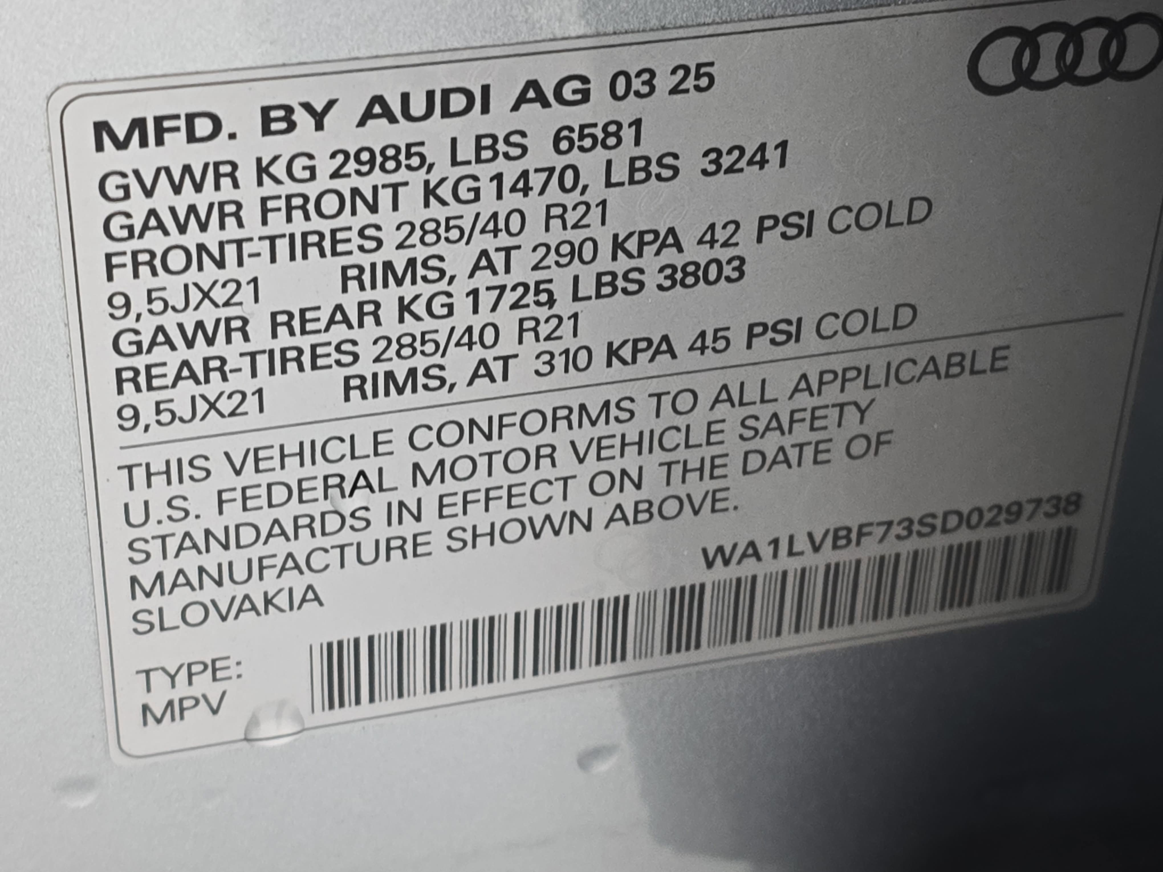 2025 Audi Q7 Premium Plus