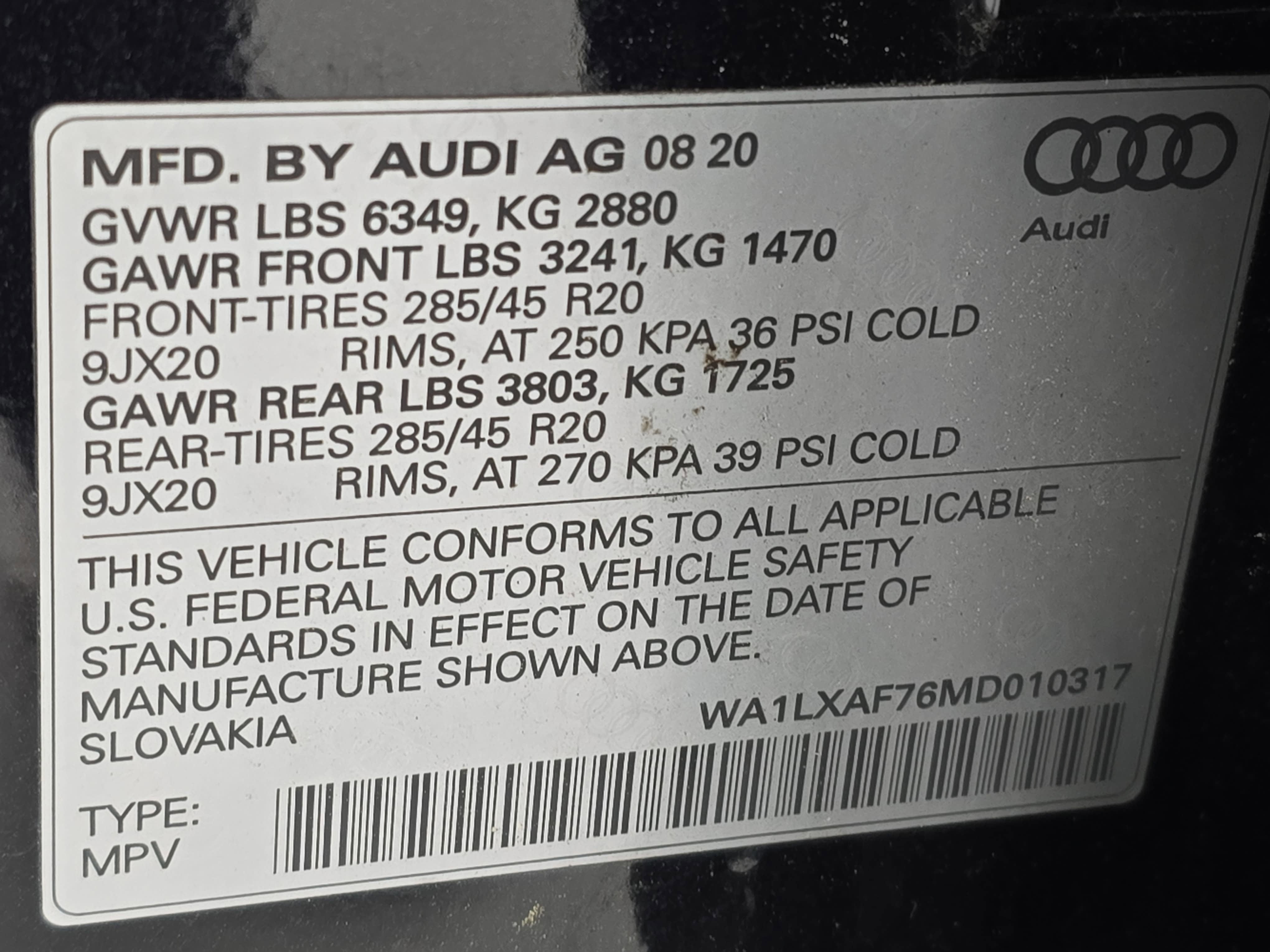 2021 Audi Q7 Premium Plus