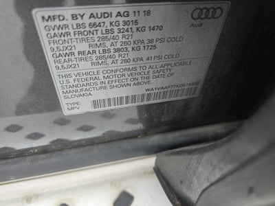 2019 Audi Q7 Prestige