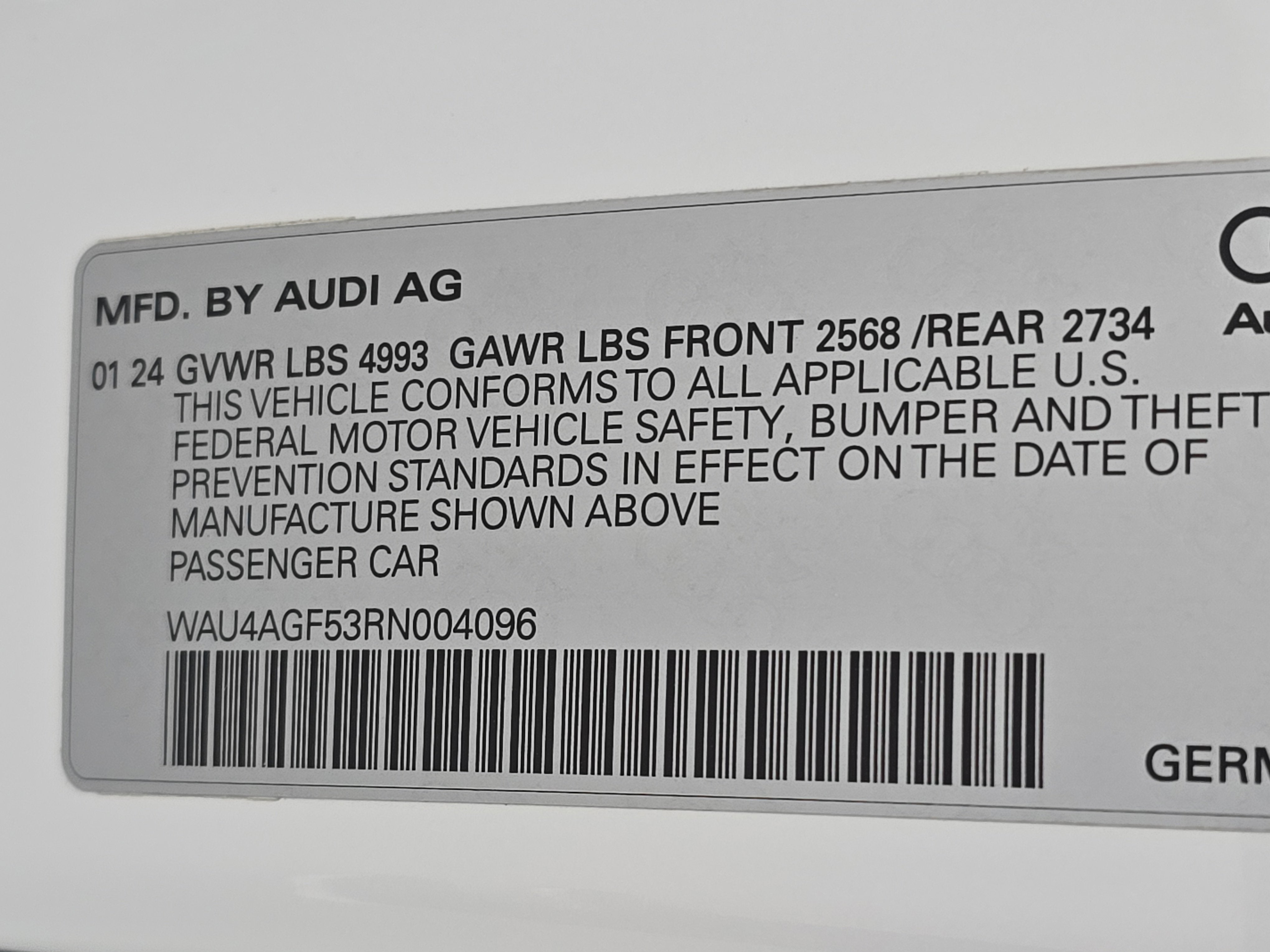 2024 Audi A5 Cabriolet S line Premium Plus