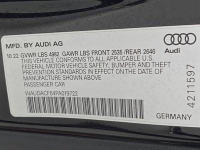 2023 Audi A5 Sportback S line Premium