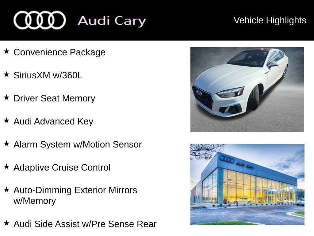 2023 Audi A5 Sportback S line Premium