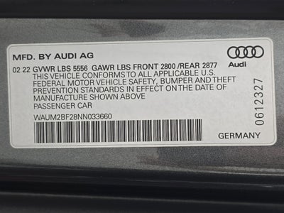 2022 Audi A6 Sedan Prestige