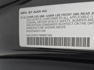 2022 Audi S7 Prestige