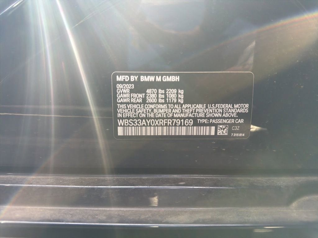 2024 BMW M3 Competition