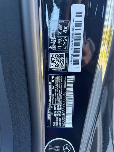 2019 Mercedes-Benz S-Class S 560