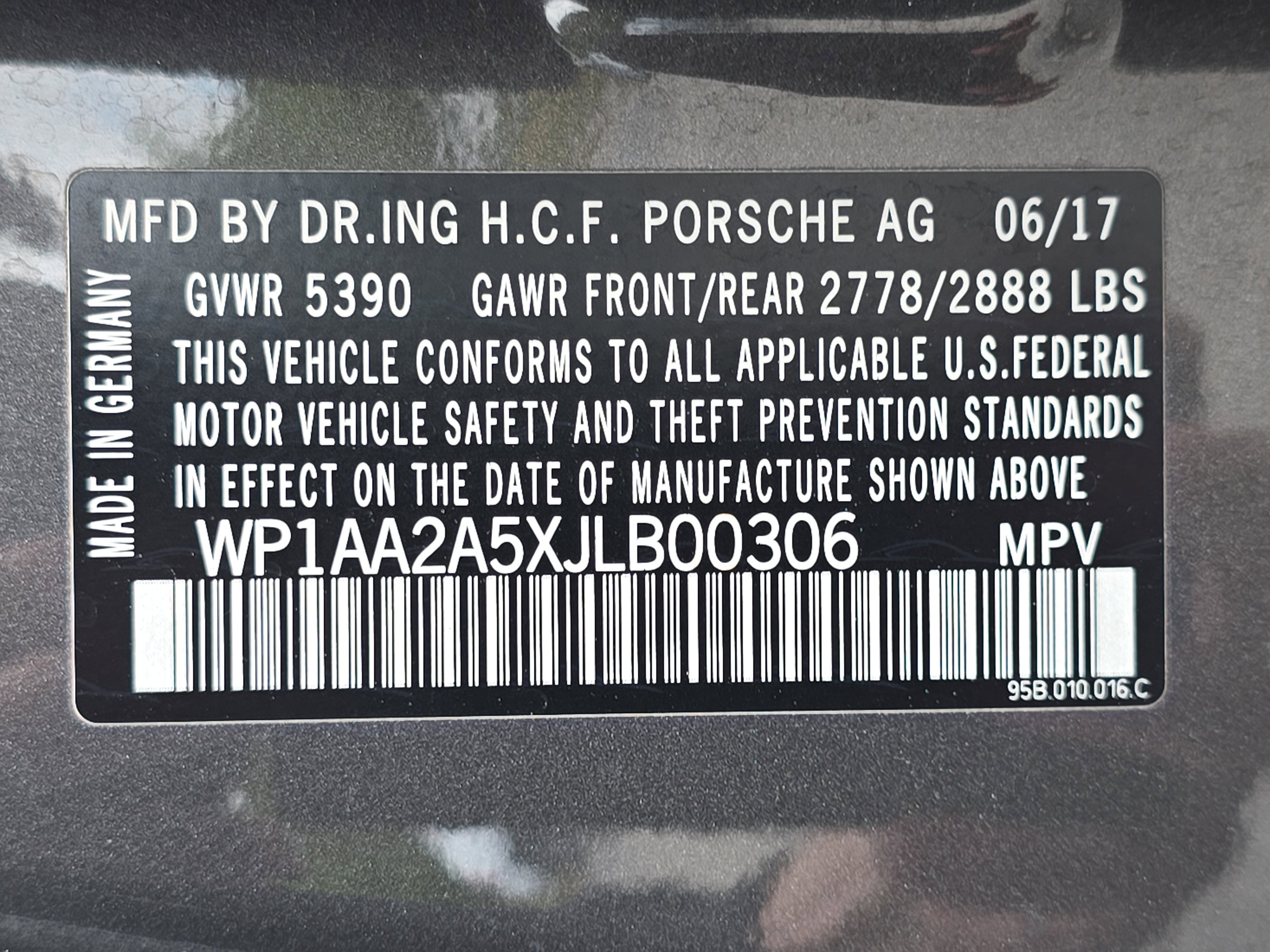 2018 Porsche Macan Base