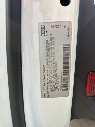 2025 Audi RS 7 performance