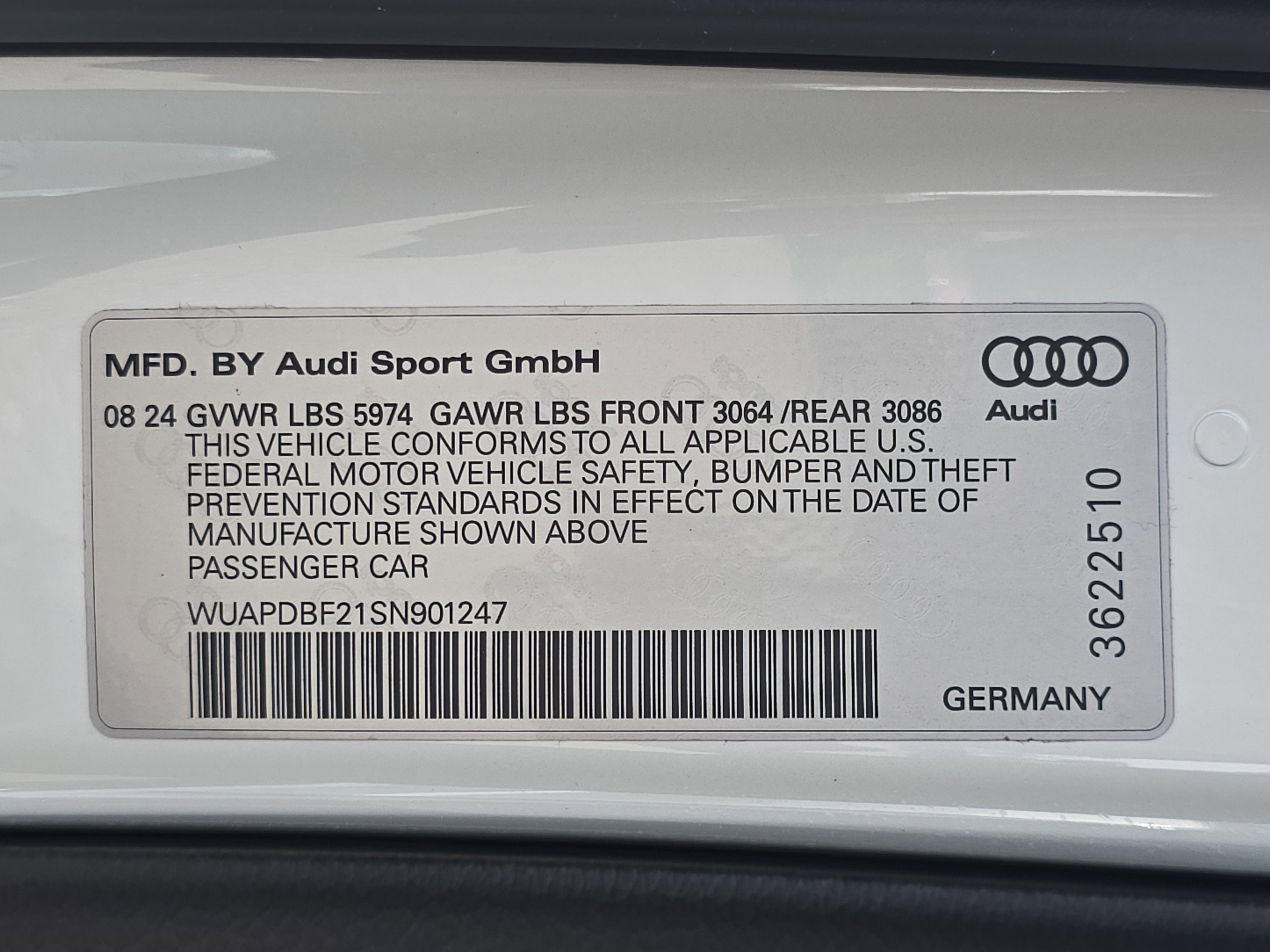 2025 Audi RS 7 performance