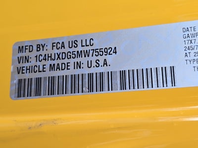 2021 Jeep Wrangler Unlimited Islander