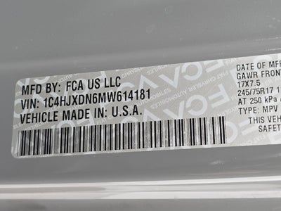 2021 Jeep Wrangler Unlimited Sport S