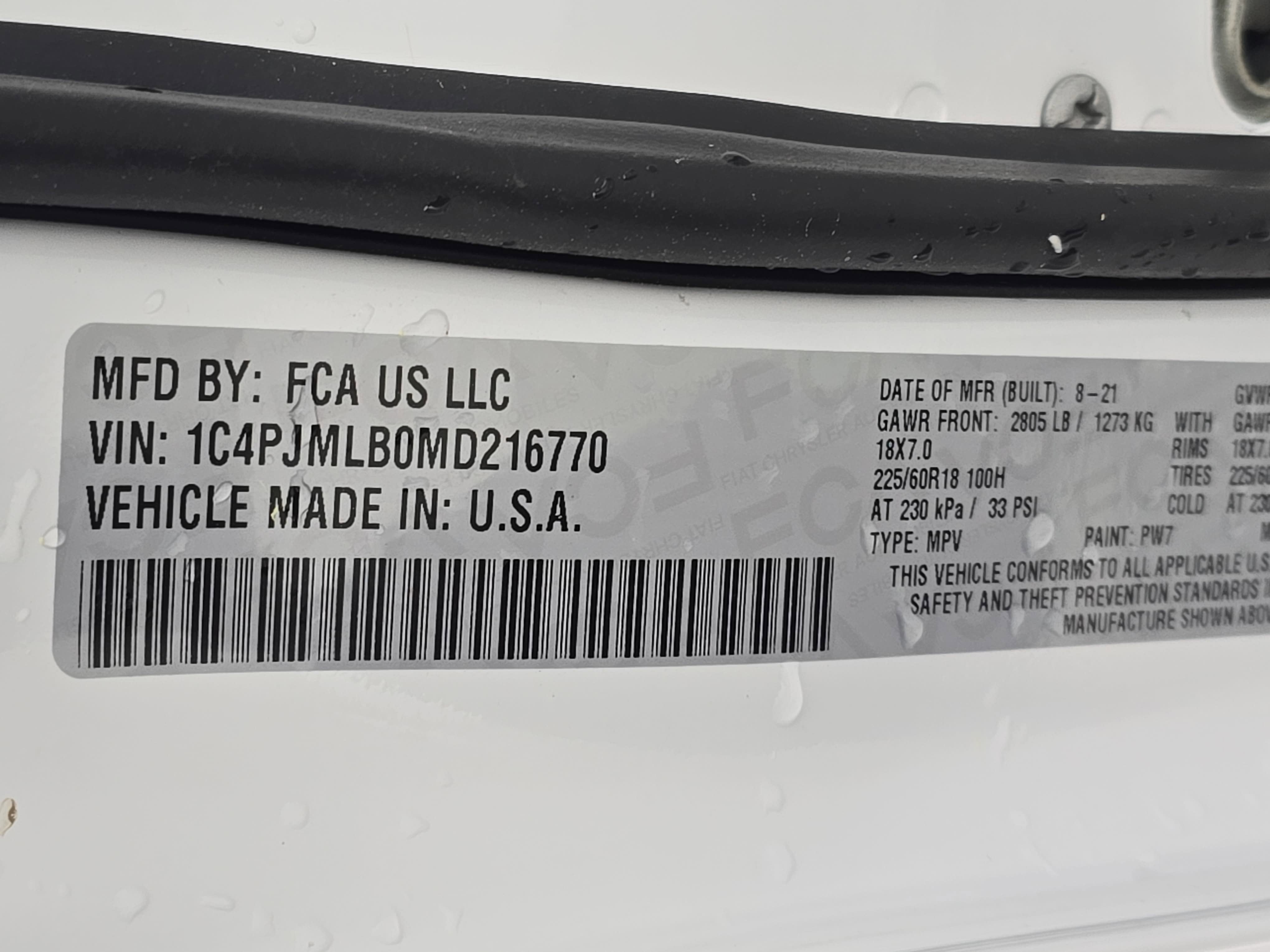 2021 Jeep Cherokee Altitude