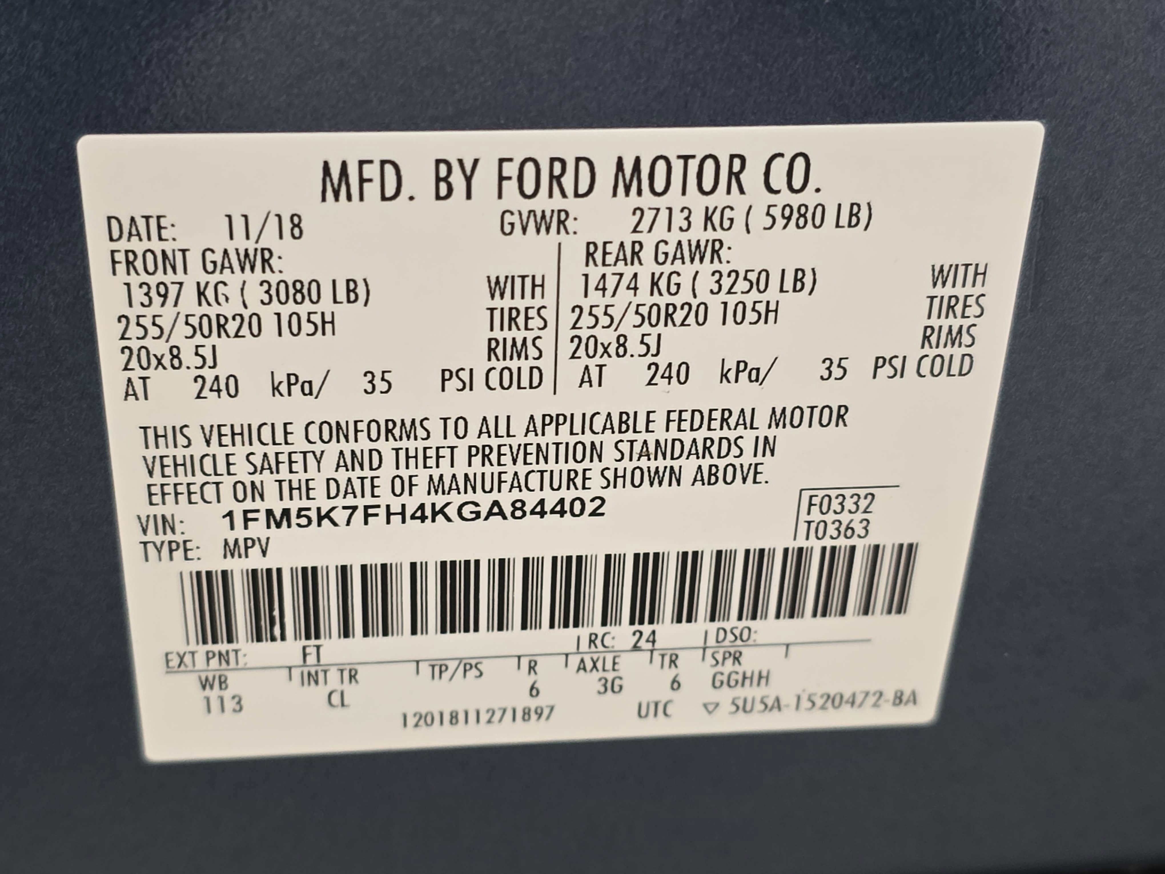 2019 Ford Explorer Limited