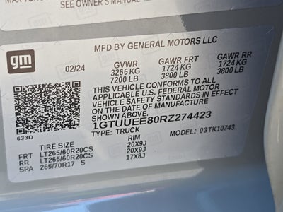 2024 GMC Sierra 1500 AT4
