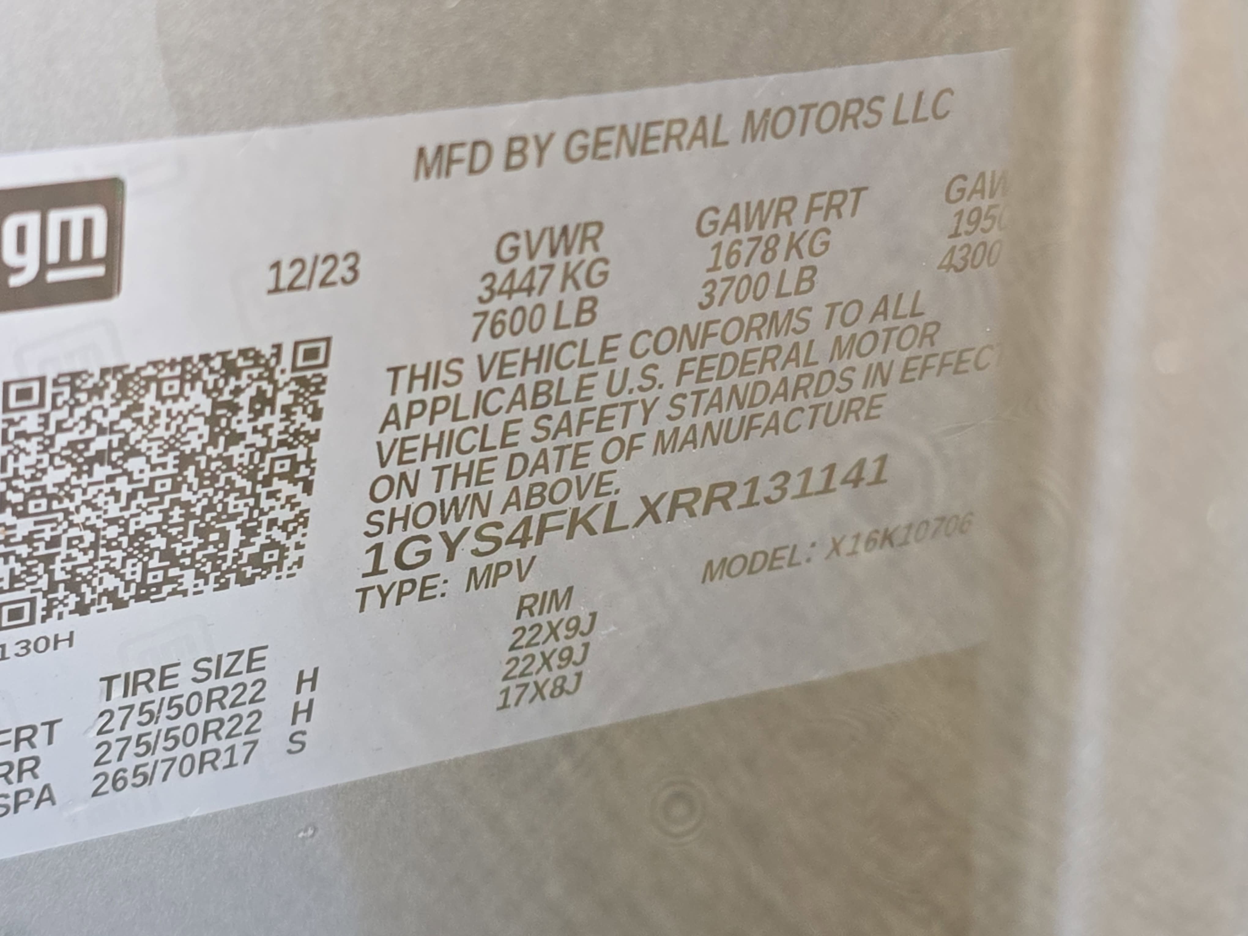 2024 Cadillac Escalade 4WD Sport