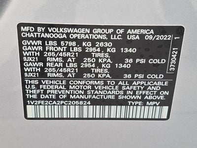 2023 Volkswagen Atlas Cross Sport 3.6L V6 SEL Premium R-Line