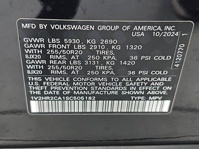 2025 Volkswagen Atlas 2.0T SE w/Technology