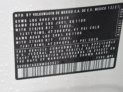 2022 Volkswagen Tiguan S