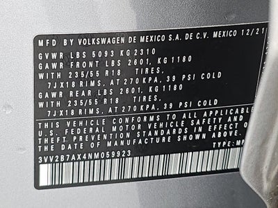 2022 Volkswagen Tiguan SE