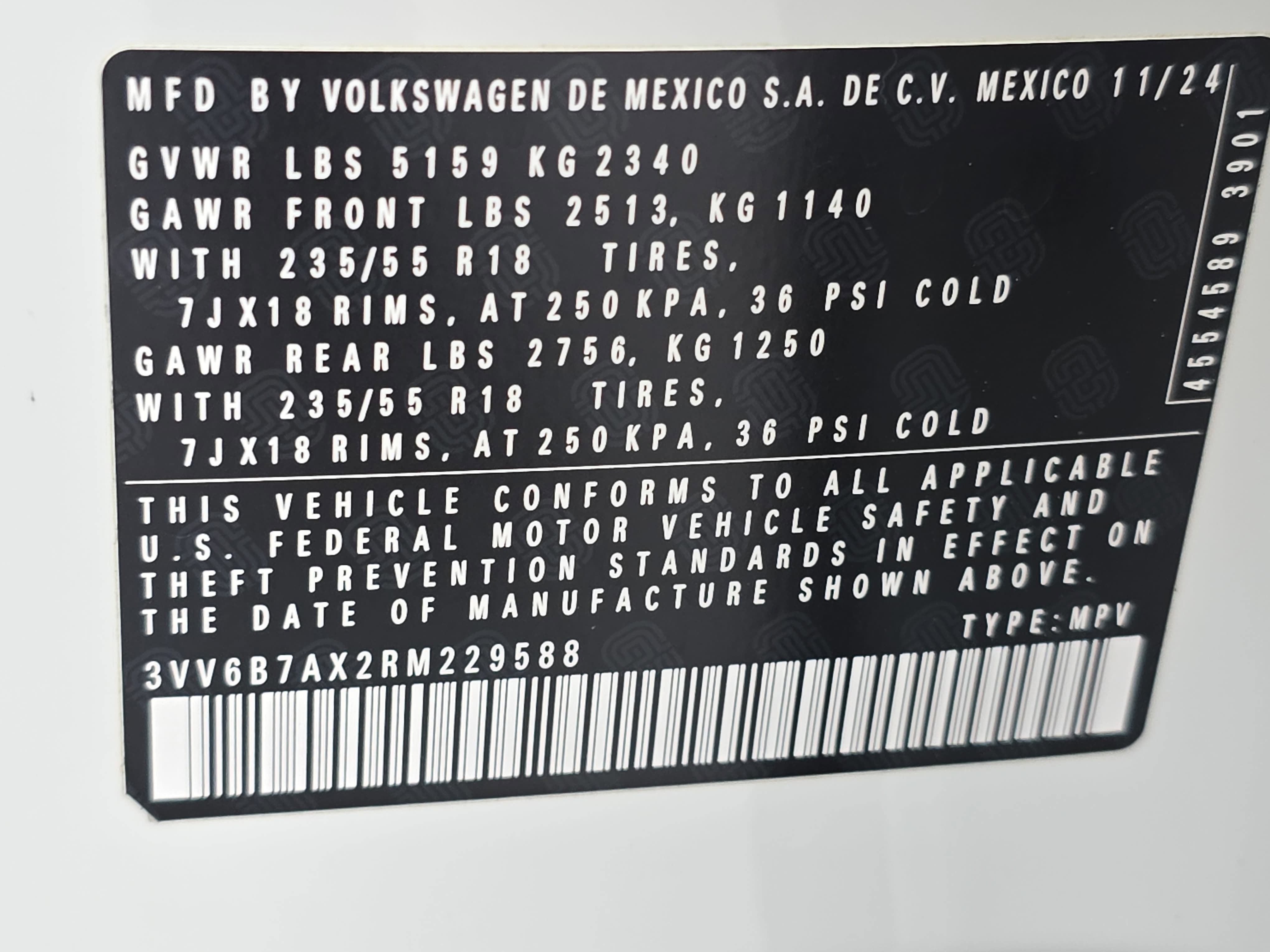 2024 Volkswagen Tiguan Wolfsburg Edition