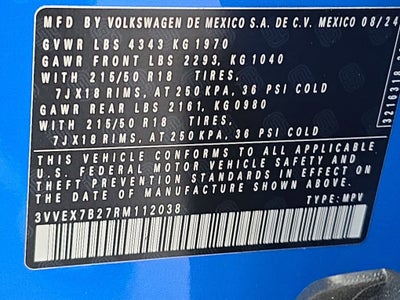 2024 Volkswagen Taos SE