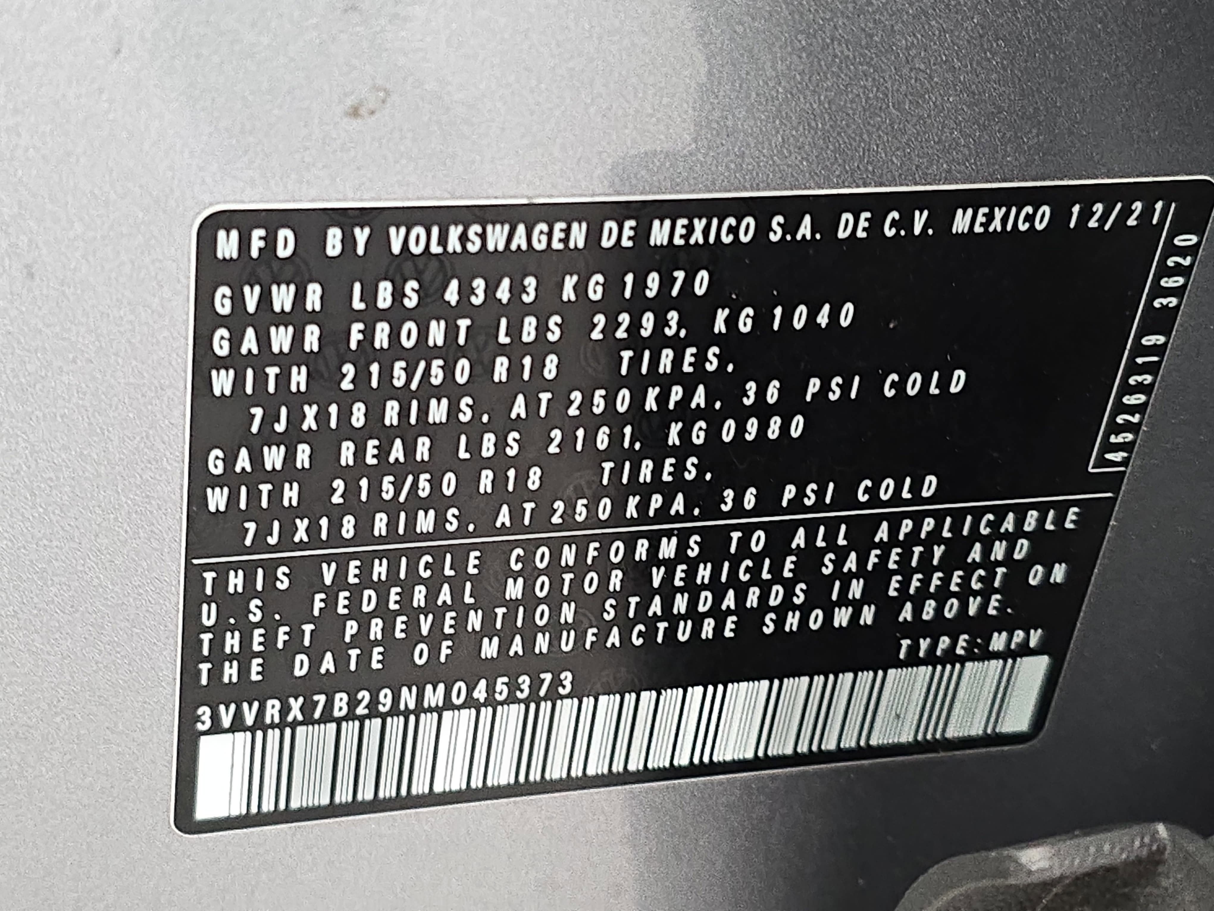 2022 Volkswagen Taos SE