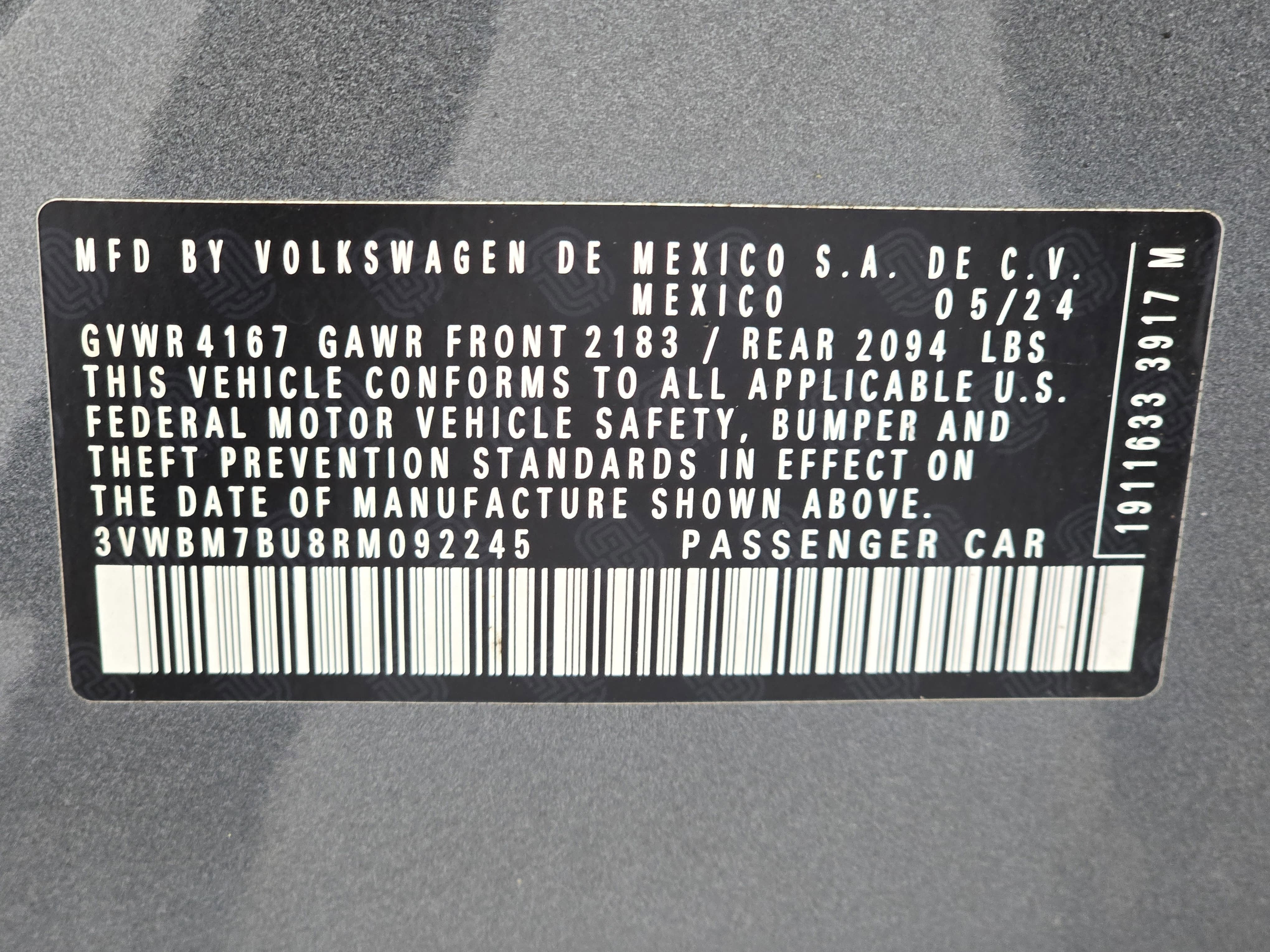 2024 Volkswagen Jetta Sport