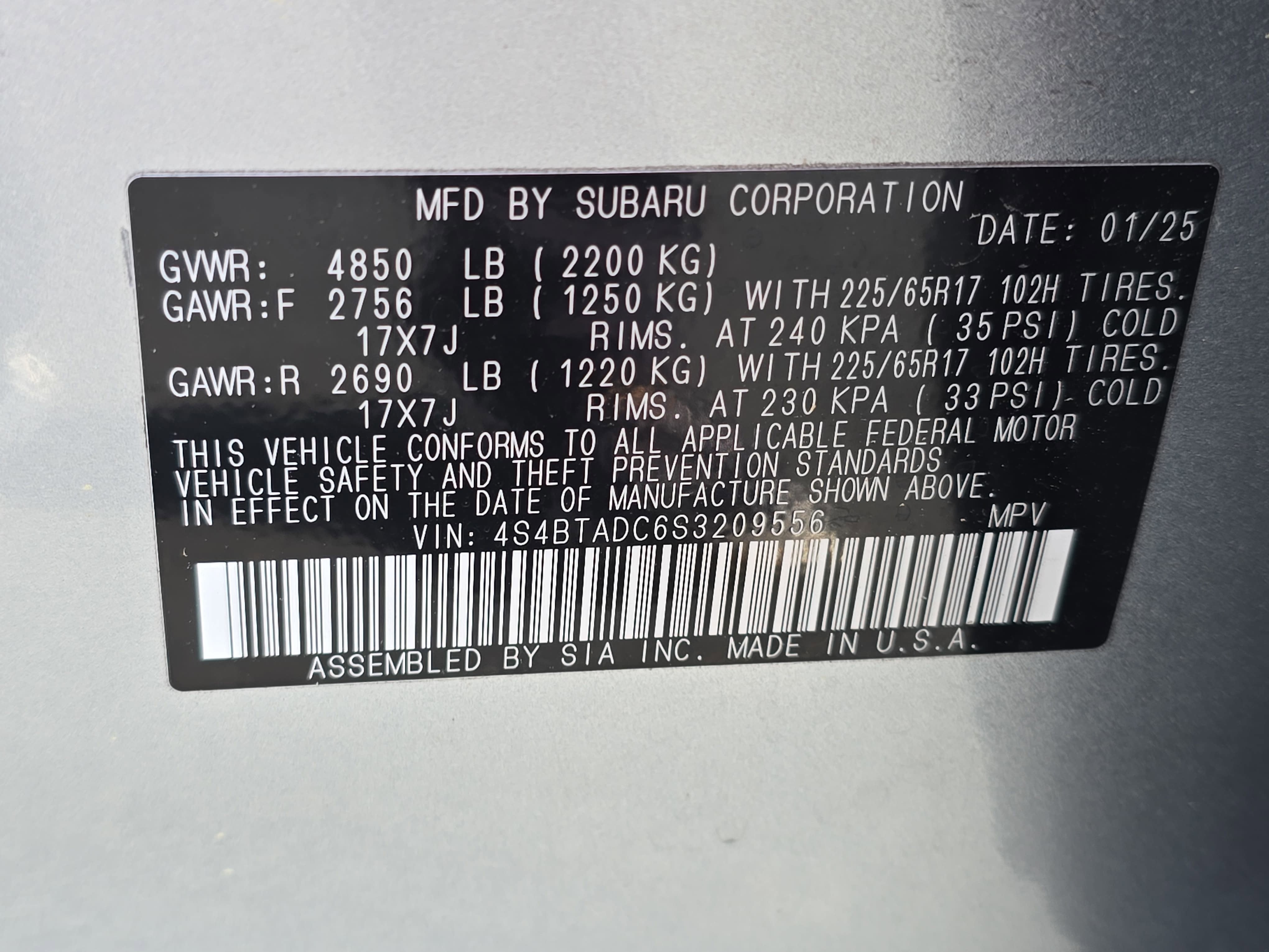 2025 Subaru Outback Premium
