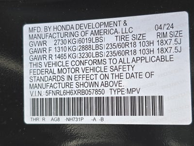 2024 Honda Odyssey EX-L