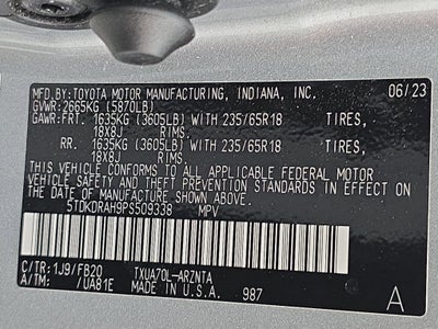 2023 Toyota Highlander L