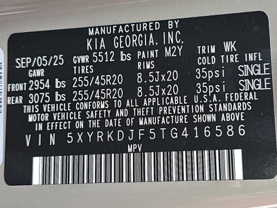 2026 Kia Sorento X-Line SX