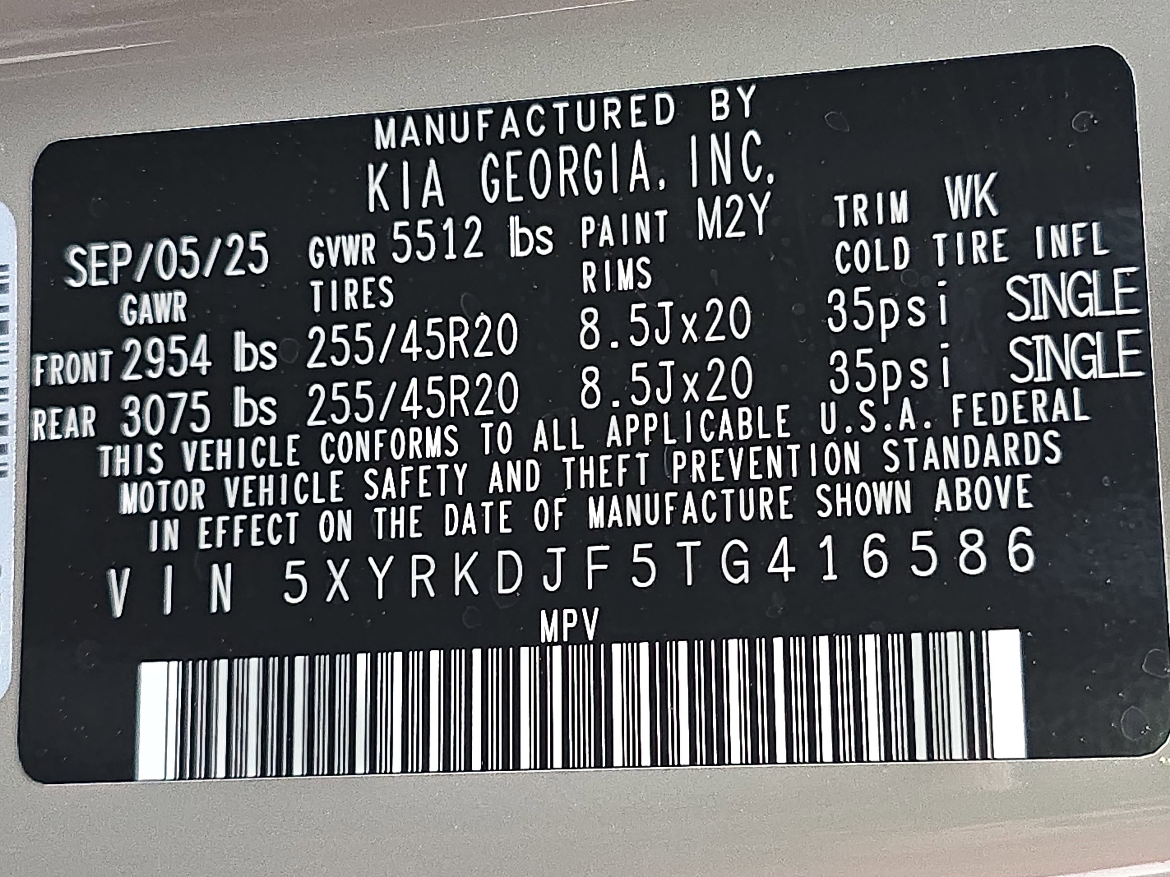 2026 Kia Sorento X-Line SX