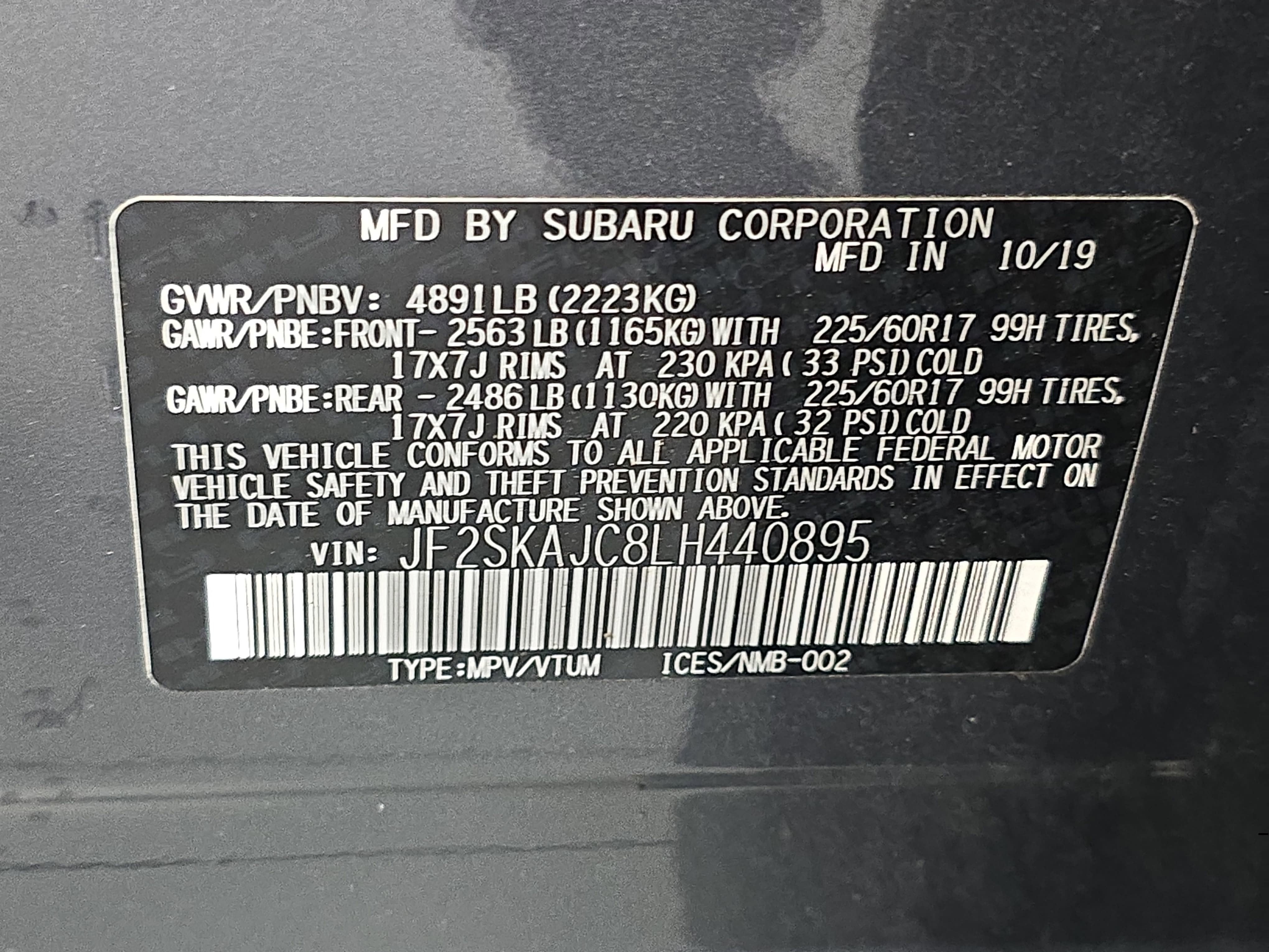 2020 Subaru Forester Premium