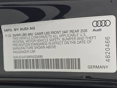 2023 Audi A4 Sedan S line Premium Plus