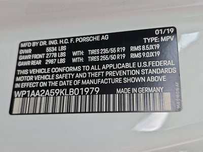 2019 Porsche Macan Base