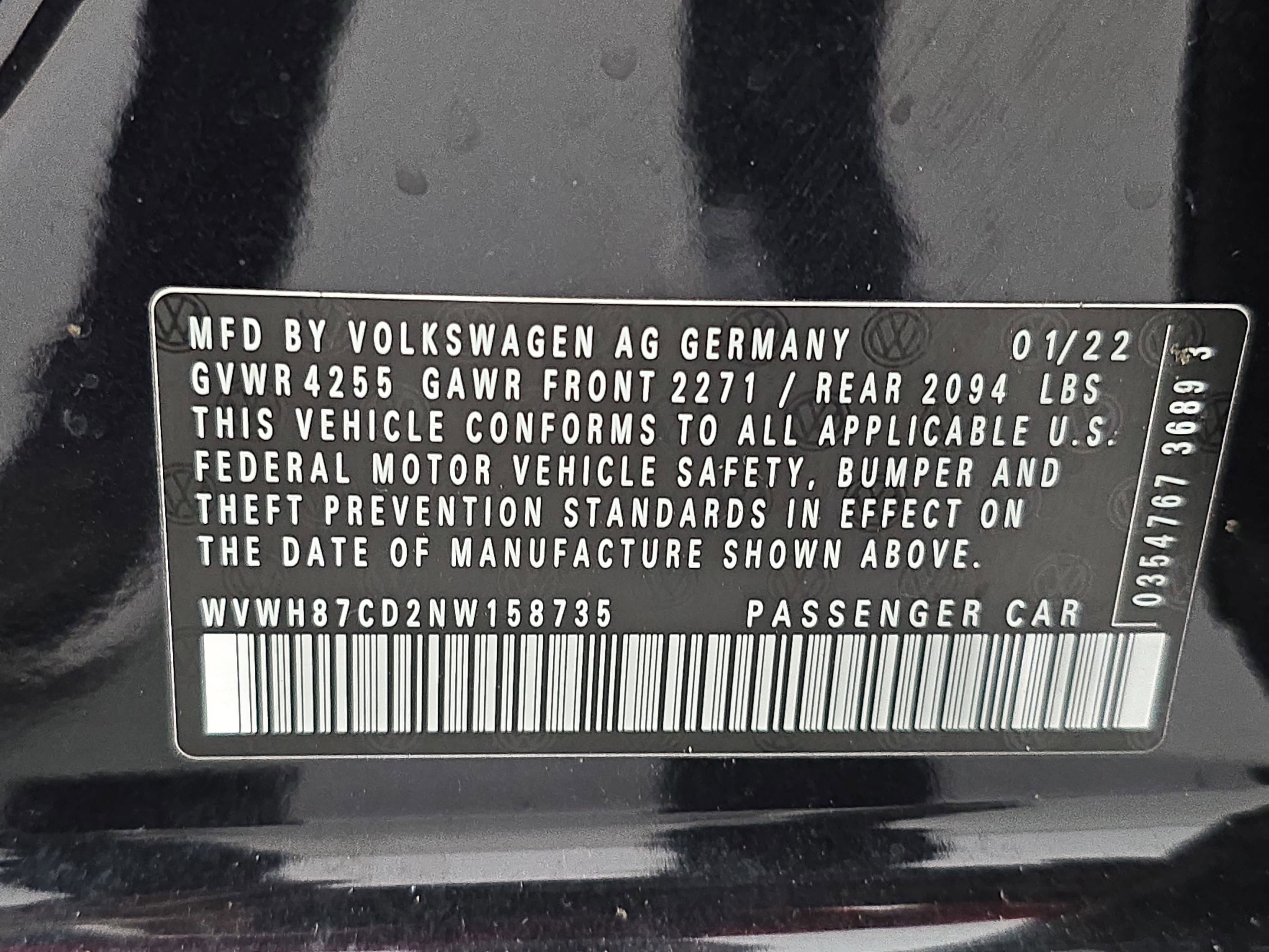 2022 Volkswagen Golf GTI S
