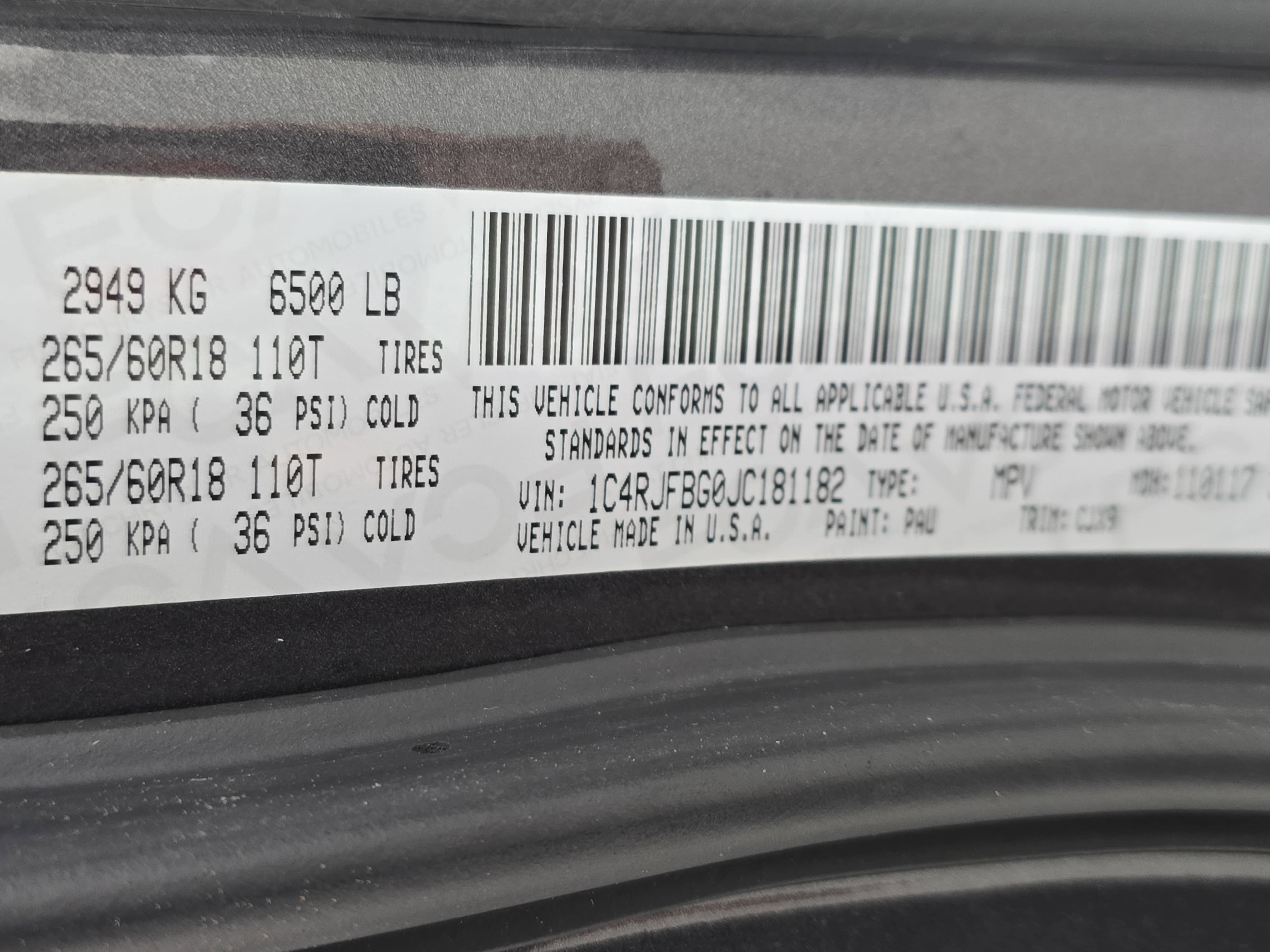 2018 Jeep Grand Cherokee Limited