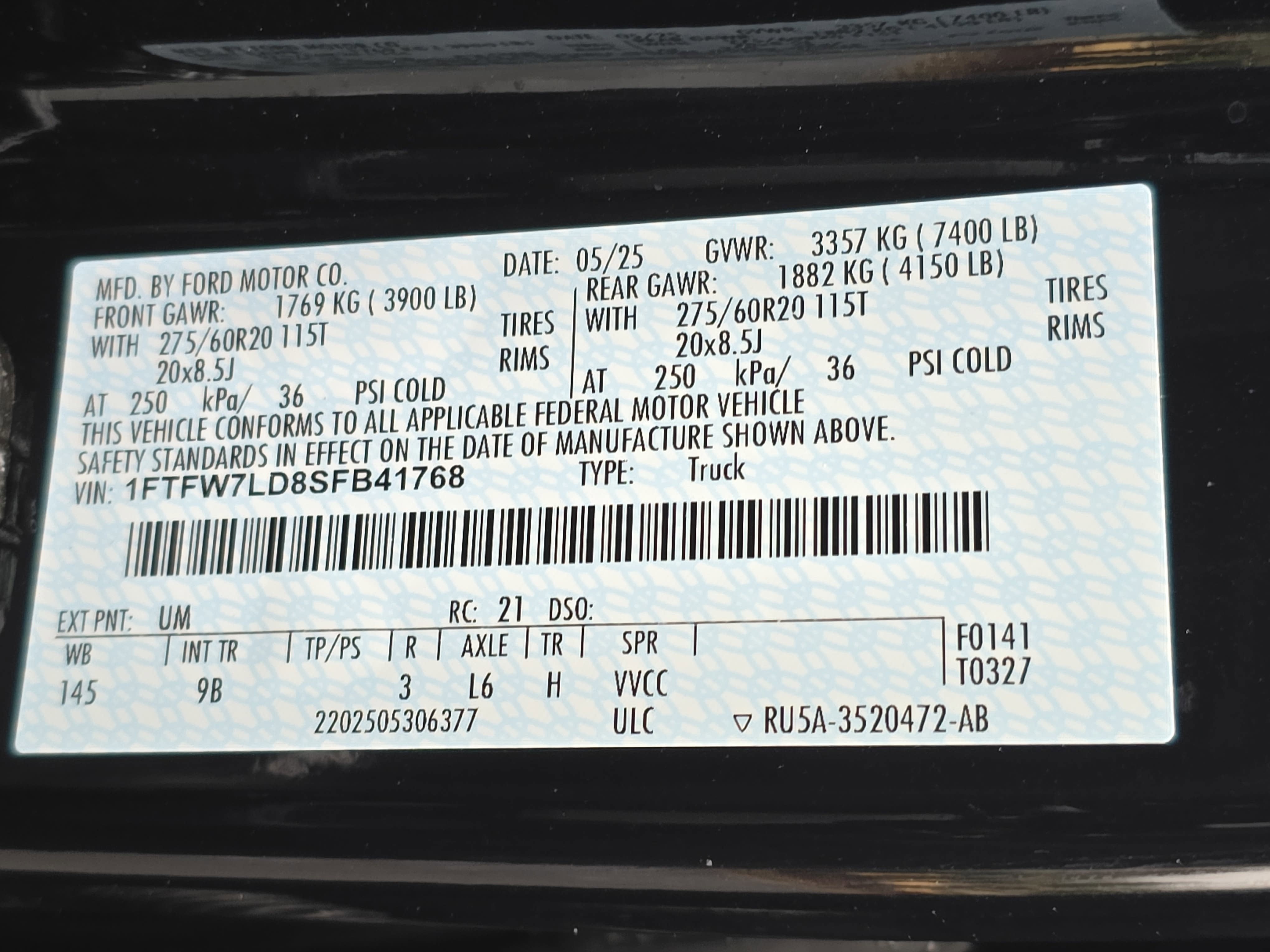 2025 Ford F-150 Platinum