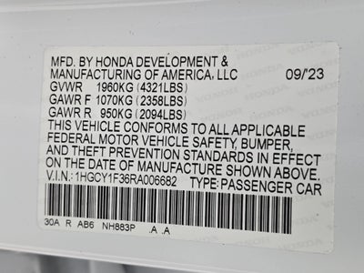 2024 Honda Accord Sedan EX