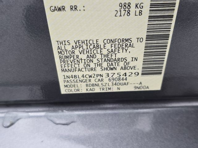 2023 Nissan Altima 2.5 SR