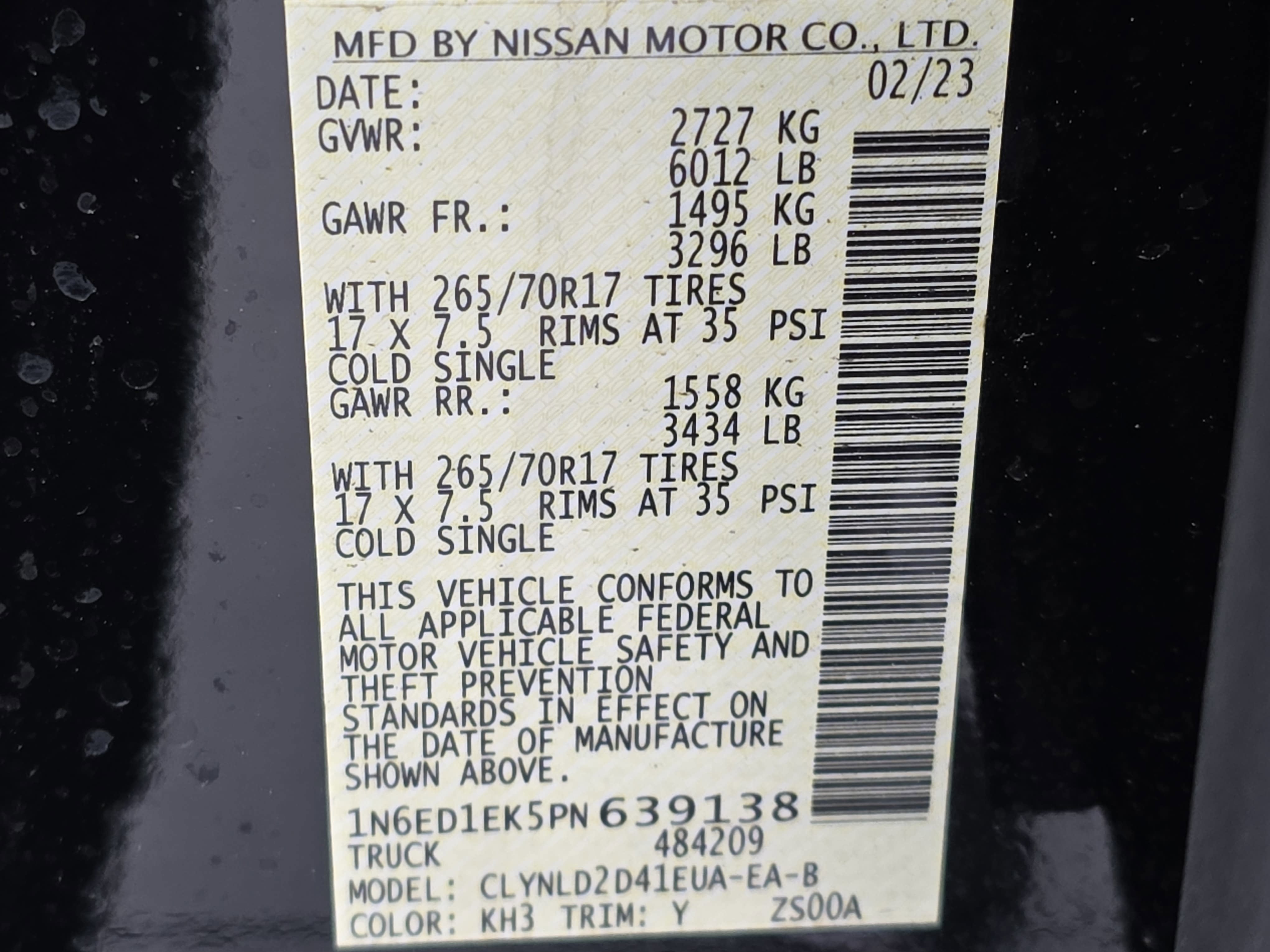 2023 Nissan Frontier PRO-4X