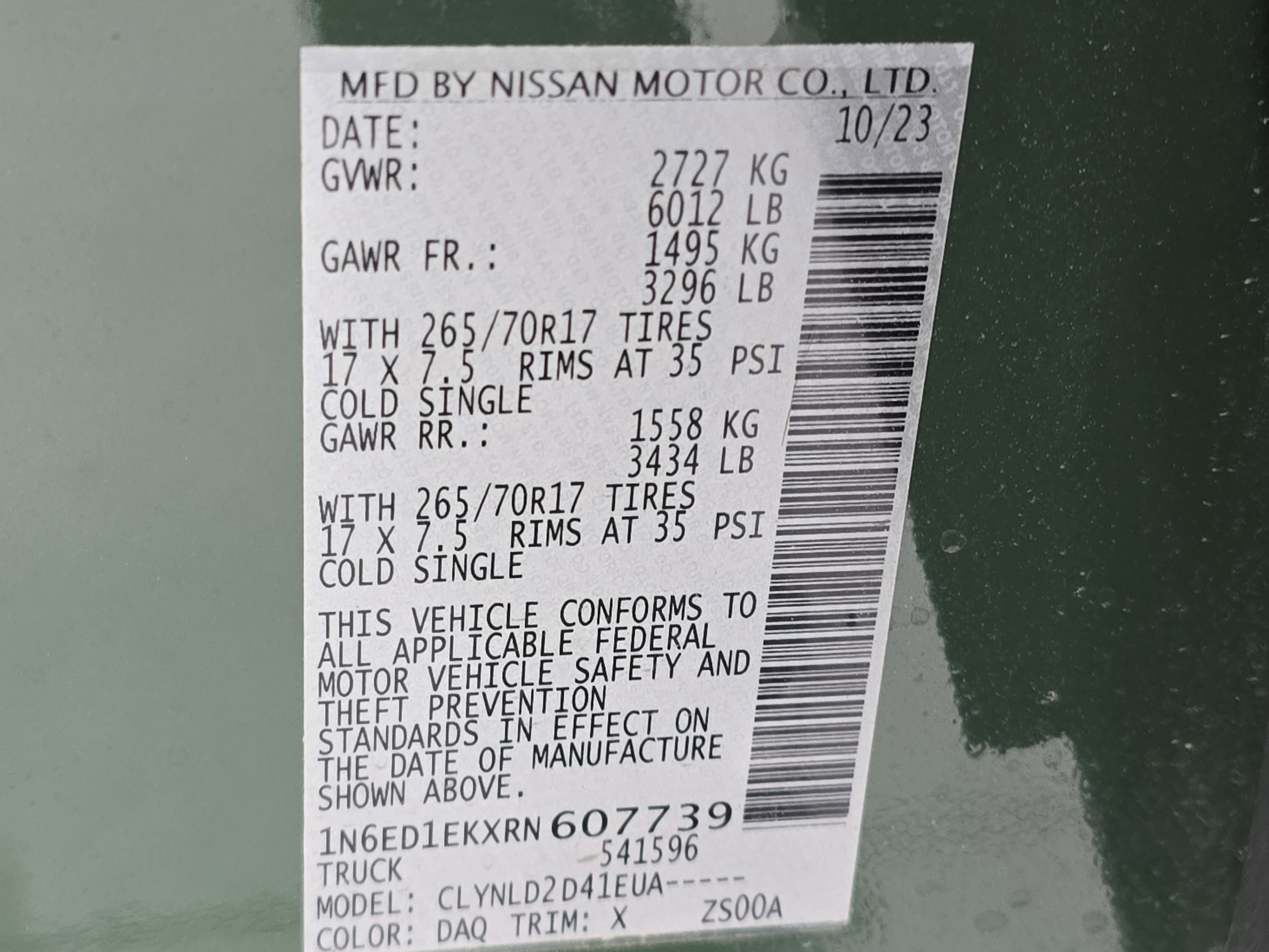 2024 Nissan Frontier PRO-4X