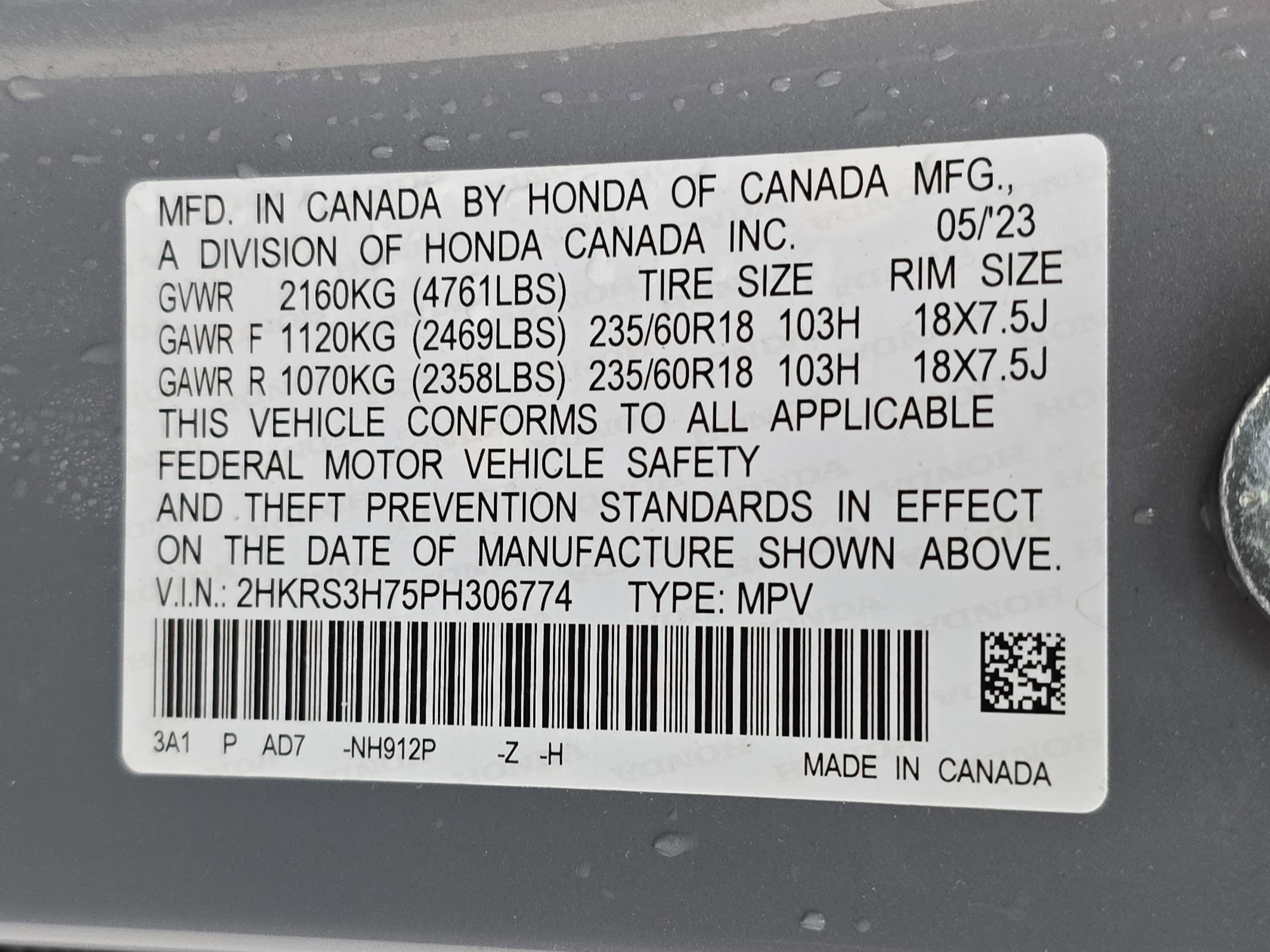 2023 Honda CR-V EX-L