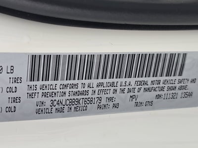 2019 Jeep Compass Latitude w/Sun/Wheel Pkg